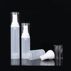 White Cosmetic Airless Pump Bottles Airless Dispenser Bottles PP Material