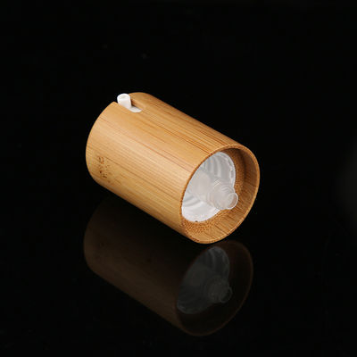 Refillable Transparent 15ml Airless Capless AS Bamboo Pump Bottle
